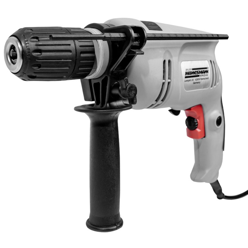 BRÜDER MANNESMANN klopboormachine, 650 W, diepteaanslag, 13 mm boorkop